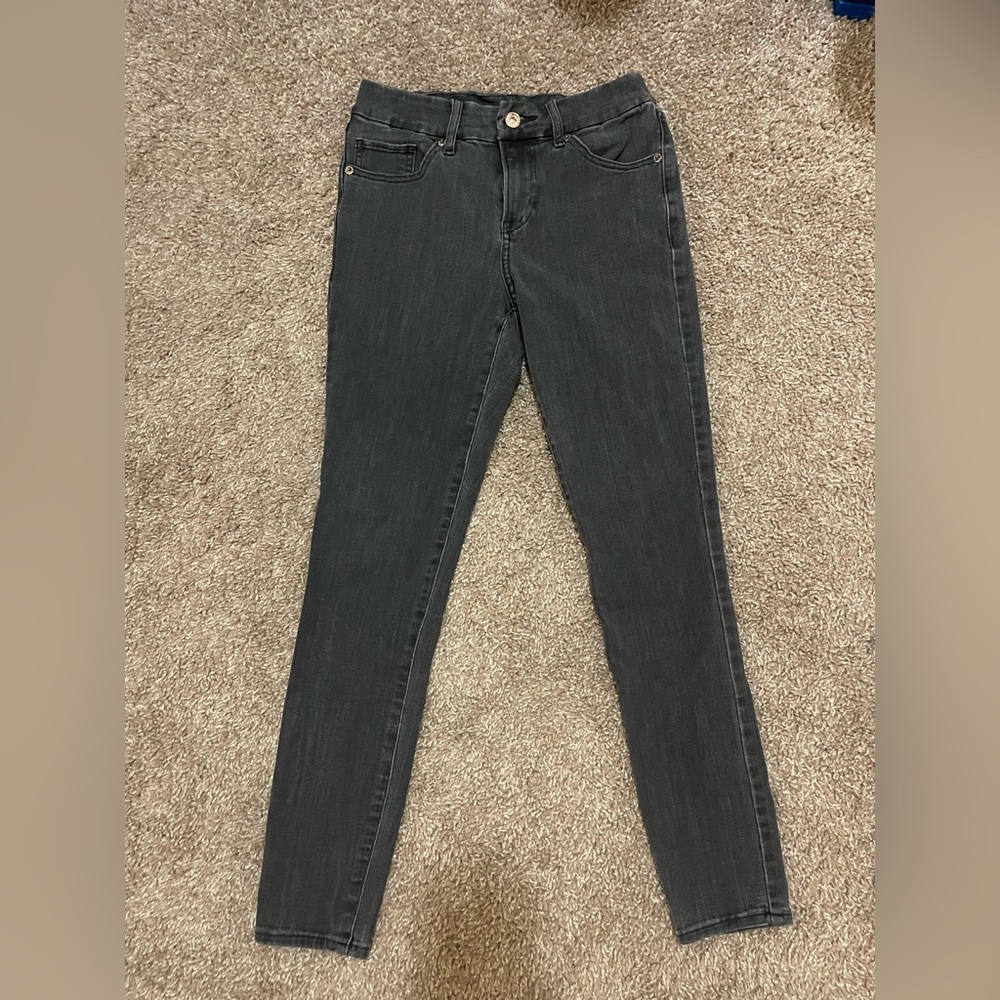 Express black skinny jeans